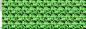 Preview: Pixel Grunge grün - Überbreite BIO French Terry
