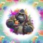 Preview: Cool Summer - Panelbild Gorilla 70cm - BIO Jersey