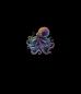 Preview: Glow - Panelbild Oktopus 70cm - BIO Jersey
