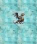 Preview: Steampunk - Panelbild Drache 70cm - BIO Jersey