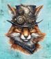 Preview: Steampunk - Panelbild Fuchs 70cm - BIO Jersey