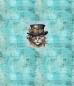 Preview: Steampunk - Panelbild Katze 70cm - BIO Jersey