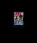 Preview: Summer - Panelbild Sun Salt Sand bunt 70cm - BIO Jersey