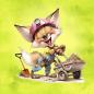 Preview: Working Animals - Panelbild Fuchs - BIO Jersey