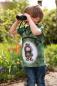 Preview: Explorer - Panelbild Nilpferd 70cm - BIO Jersey