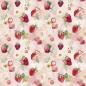 Preview: Fruits - Erdbeeren Allover - Überbreite BIO Jersey