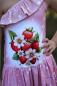 Preview: Fruits - Panelbild Erdbeeren 70cm - BIO Jersey