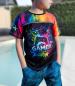 Preview: Gaming - Panelbild Gamer schwarz 70cm - BIO Jersey