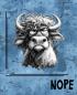 Preview: Wildfang - Panelbild Stier 70cm - BIO Jersey