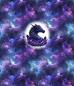 Preview: Drachen - Panelbild Kristall Drache Nebula 70cm - BIO French Terry