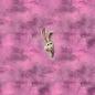 Preview: Guck Guck 2026 - Panelbild Hase rosa - BIO French Terry