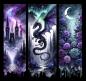 Preview: Print - Panelbild Drache 70cm - BIO French Terry