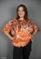 Preview: Iris rot orange, Viskosewebware - Swafing