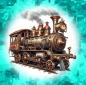 Preview: Steampunk - Eisenbahn 70cm - BIO Jersey