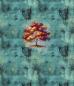 Preview: Hello Autumn - Panelbild Baum 70cm - BIO French Terry