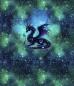 Preview: Galaxy Drache Panel – BIO French Terry
