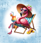 Preview: Summertime - Flamingo - BIO Jersey