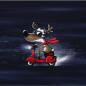 Preview: Panel Rentier auf Roller navy - Winter Moods by Thorsten Berger - Sweat angeraut, Swafing