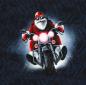 Preview: Panel Weihnachtsmann navy - Winter Moods by Thorsten Berger - Sweat angeraut, Swafing