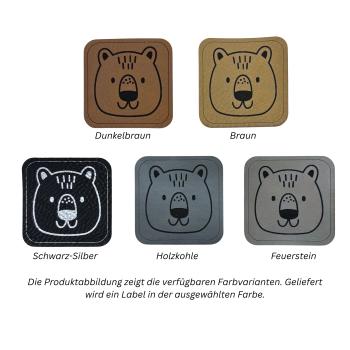 Kunstleder Label Bär