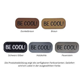 Kunstleder Label BE COOL!
