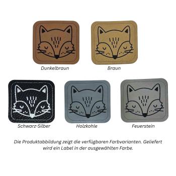 Kunstleder Label Fuchs