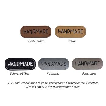 Kunstleder Label HANDMADE