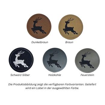 Kunstleder Label Rentier