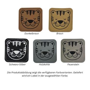 Kunstleder Label Tiger