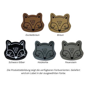 Kunstleder Patch Fuchs