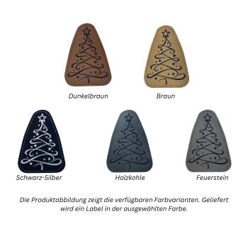 Kunstleder Patch Tannenbaum