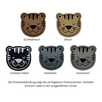 Kunstleder Patch Tiger