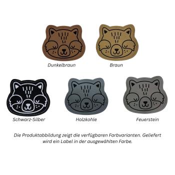 Kunstleder Patch Waschbär