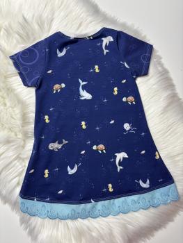 Preview: Sofortkauf - Tunika - Little Ocean Delfin blau - Größe 98/104