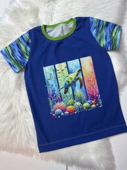 Sofortkauf - T-Shirt - Summer Print Schildkröte - Größe 122/128