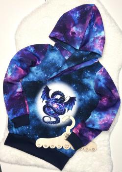 Wunschgröße - Hoodie Jax Split - Galaxiedrache
