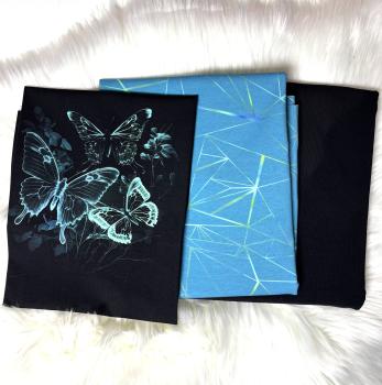 Stoffpaket - Glow Schmetterling
