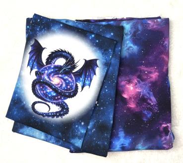 Stoffpaket - Galaxy Drache