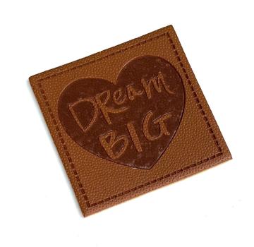 Kunstlederlabel Dream Big