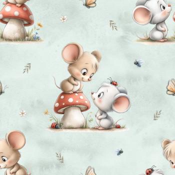 Allover Challenge - Mäuse - BIO Jersey