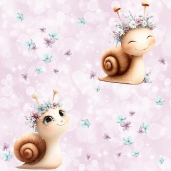 Allover Challenge - Schnecke rosa - BIO Jersey