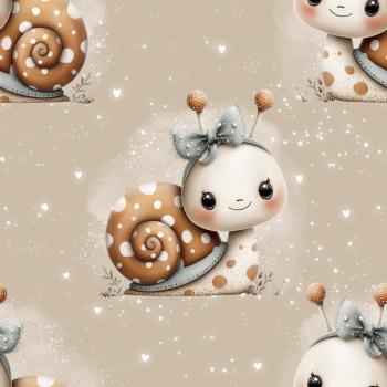 Allover Challenge - Schnecke coffee - BIO Jersey