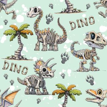 Allover Challenge - Dinoknochen - BIO Jersey