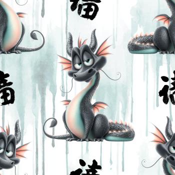 Allover Challenge - Chinesischer Drache - BIO Jersey