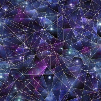 Cosmic - Kristall lila - Überbreite BIO French Terry