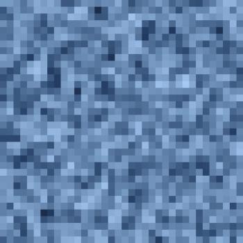 Pixel blau - Überbreite BIO French Terry