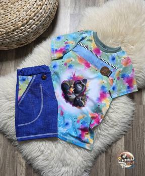 Preview: Cool Summer - Panelbild Gorilla 70cm - BIO Jersey