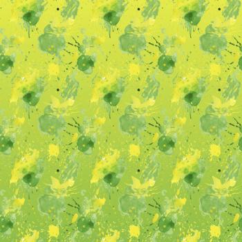 Cool Summer - Splashes grün - Überbreite BIO Jersey