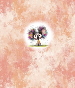 Preview: Crazy Animals - Panelbild Koala 70cm - BIO Jersey