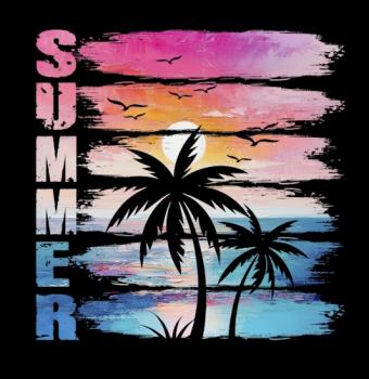 Summer - Panelbild Summer 70cm - BIO Jersey